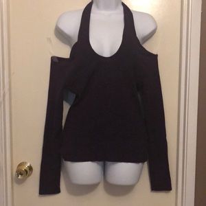 Barr III Cold Shoulder Pullover Sweater